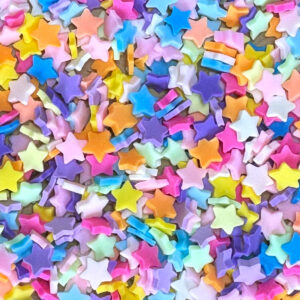 Lawn Fawn Tiny Treasures - Rainbow Star Clay Pieces