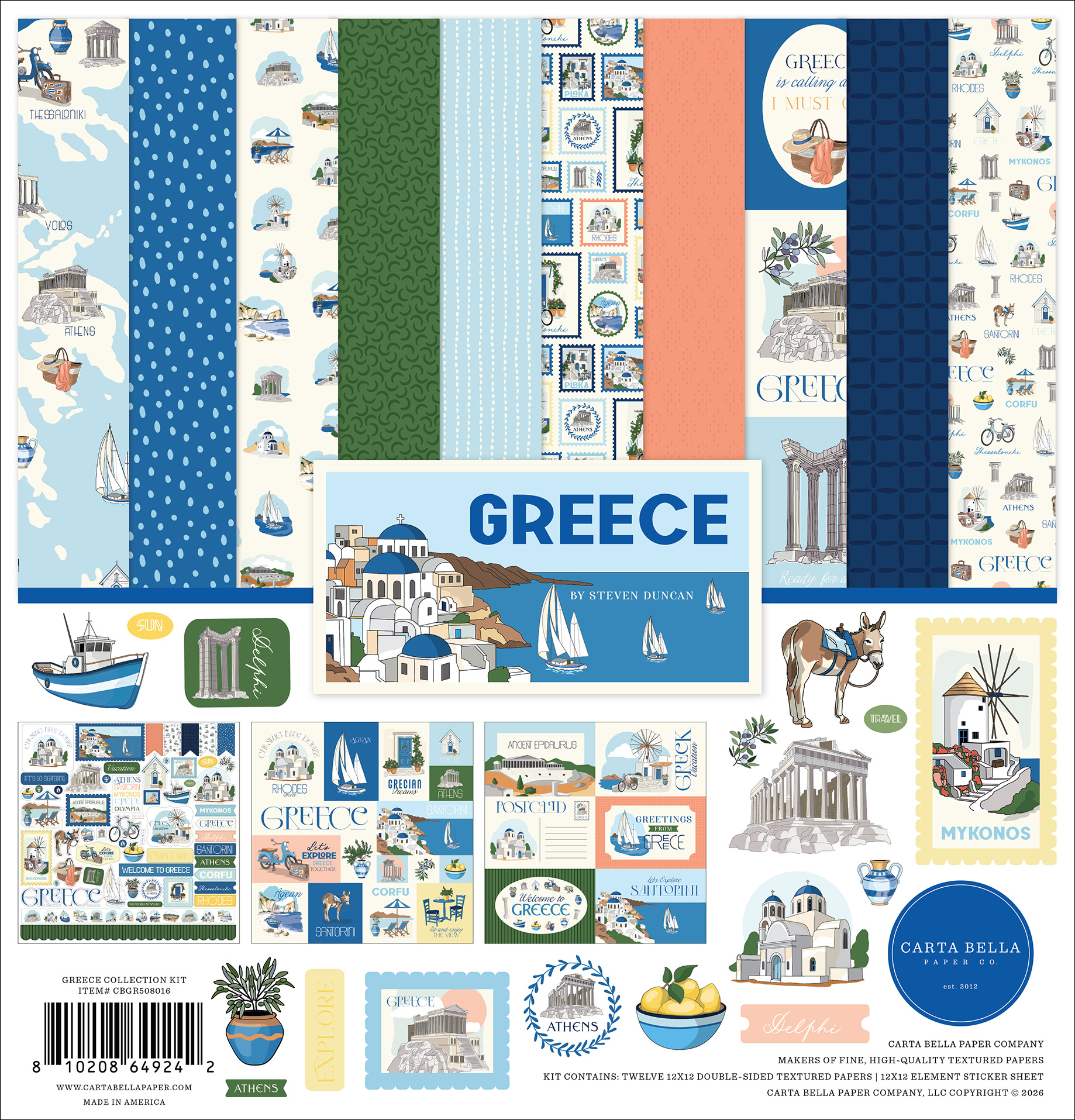 Carta Bella Greece Collection Kit