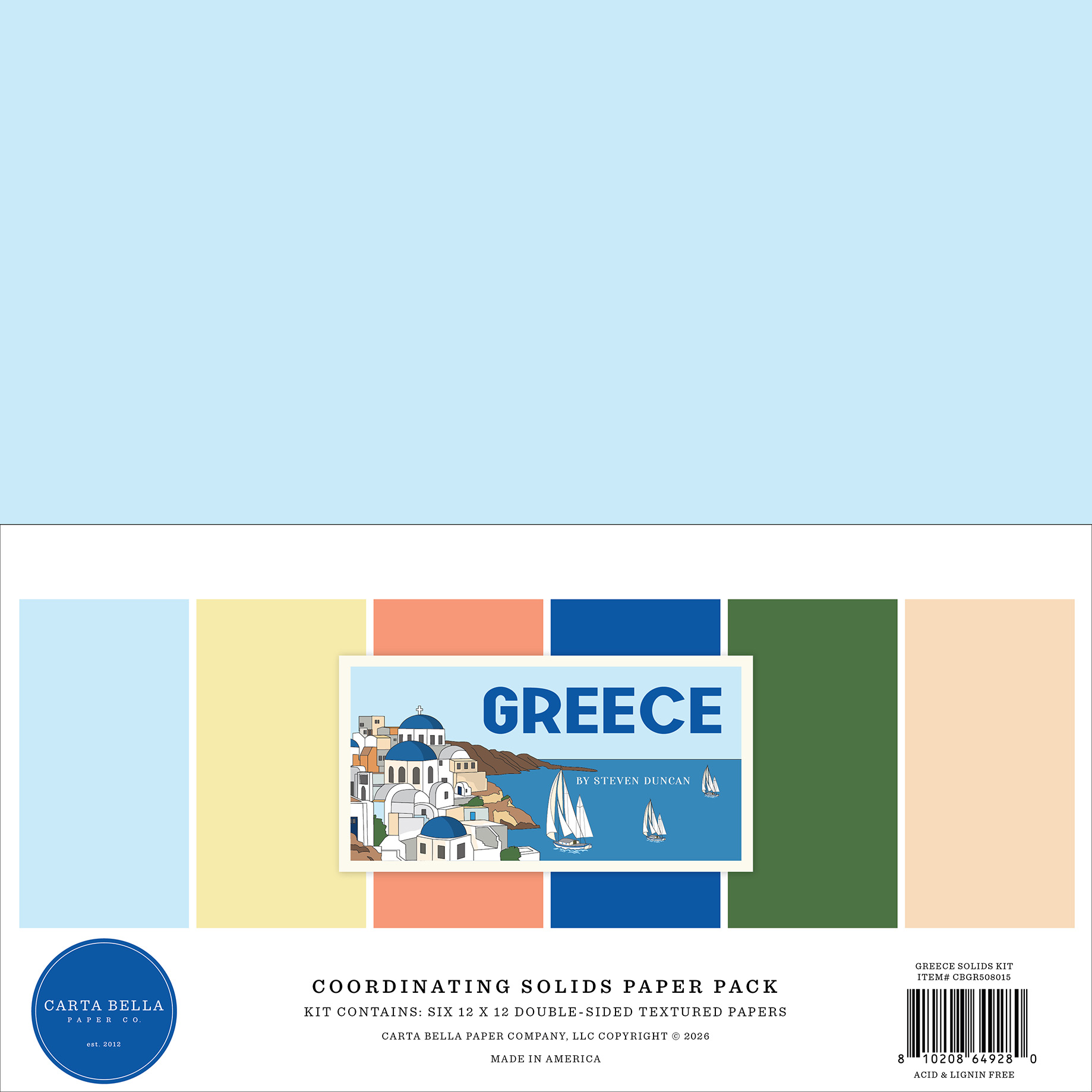 Carta Bella Greece Solids Kit