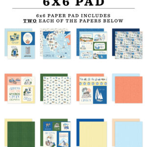 Carta Bella Greece 6X6 Paper Pad