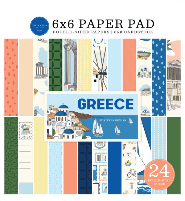 Carta Bella Greece 6X6 Paper Pad