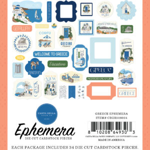Carta Bella Greece Ephemera