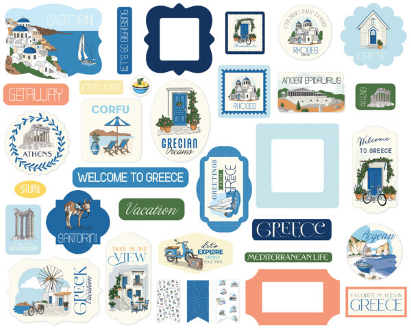 Carta Bella Greece Ephemera