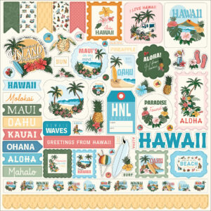 Carta Bella Hawaii Element Sticker