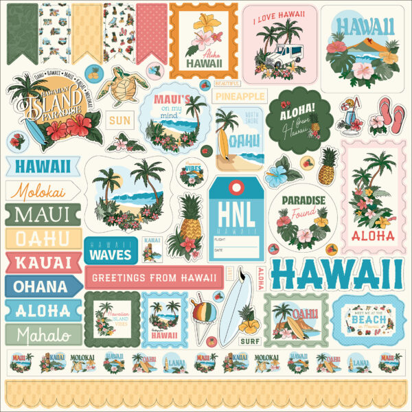 Carta Bella Hawaii Element Sticker