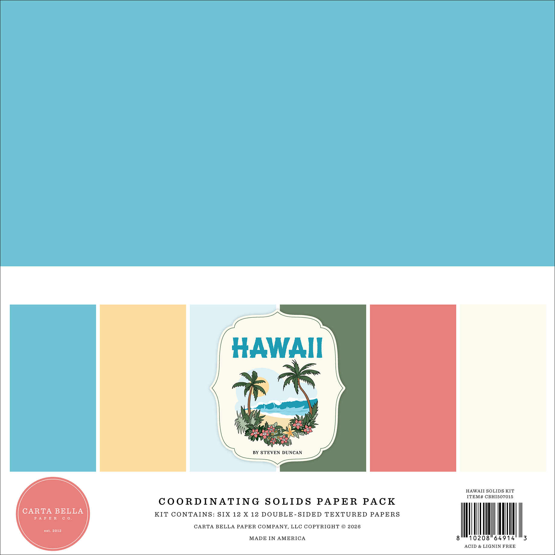 Carta Bella Hawaii Solids Kit