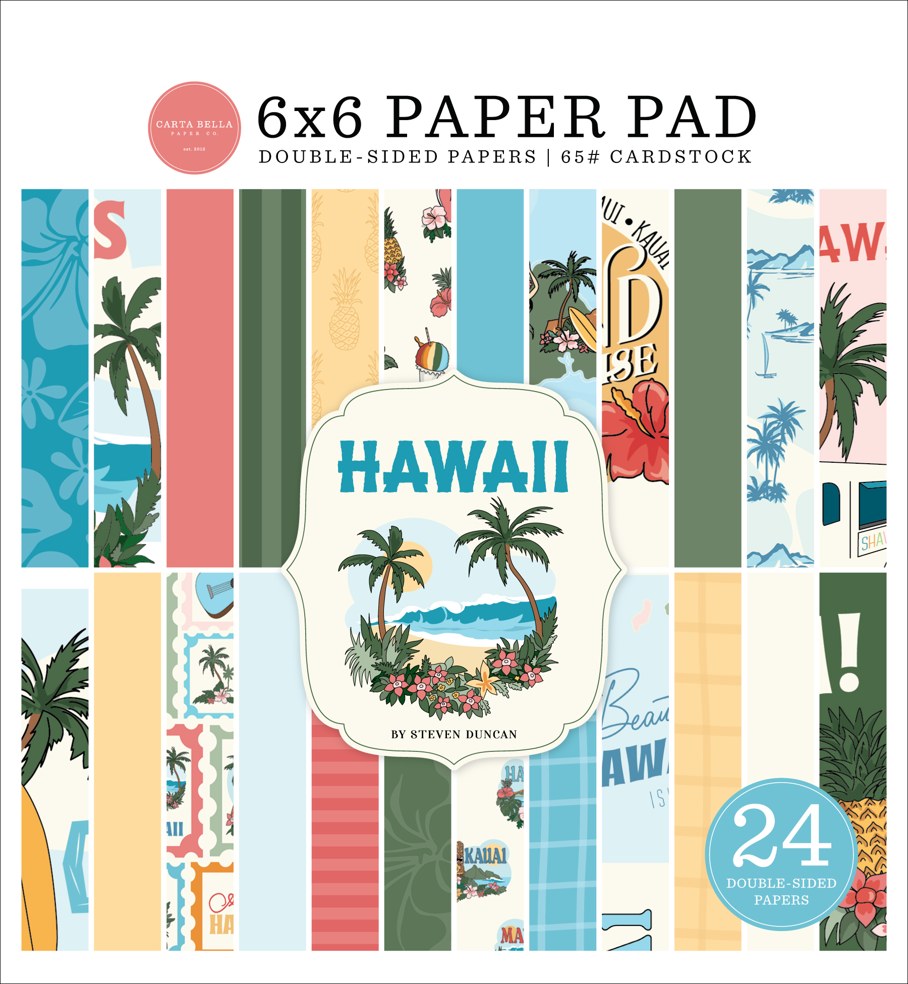 Carta Bella Hawaii 6X6 Paper Pad