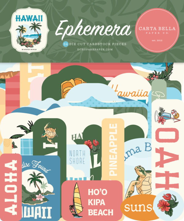 Carta Bella Hawaii Ephemera