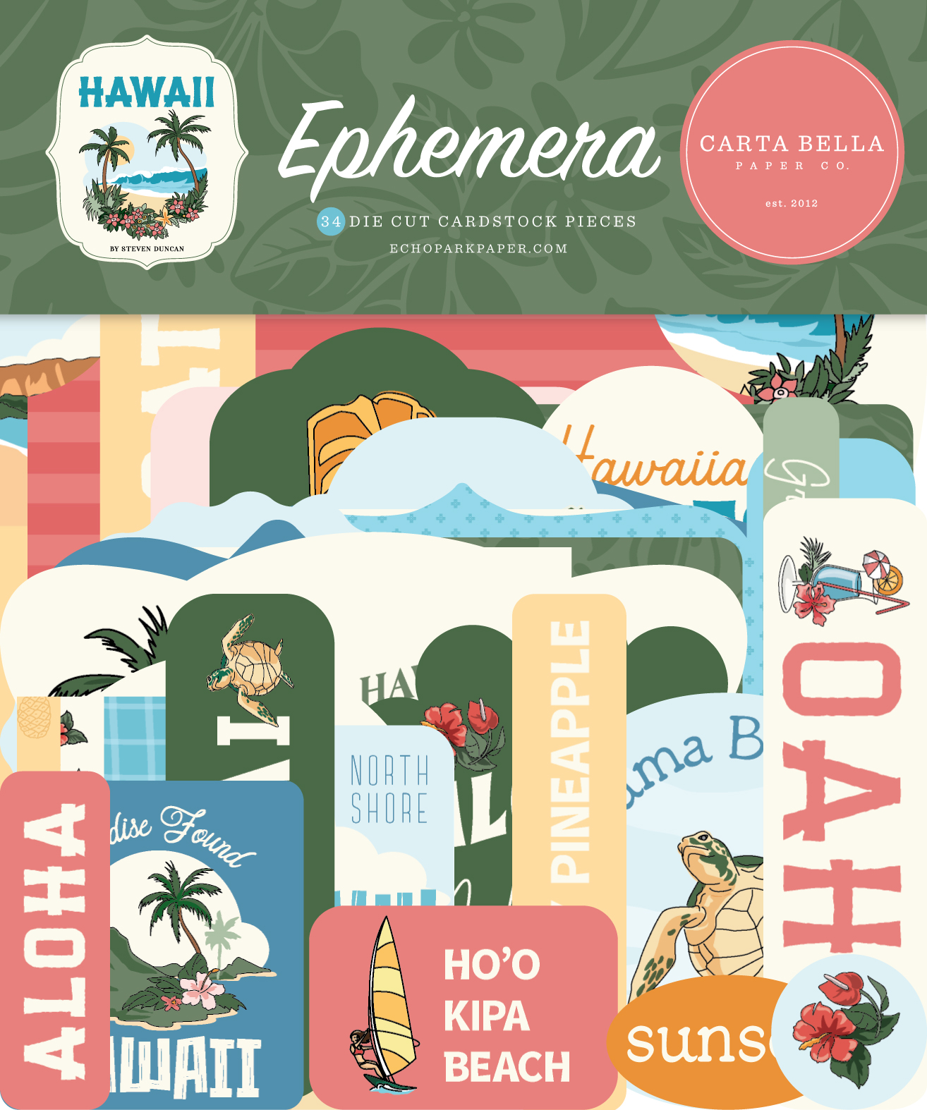 Carta Bella Hawaii Ephemera