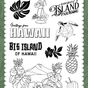Carta Bella Hawaiian Stamp Island Paradise