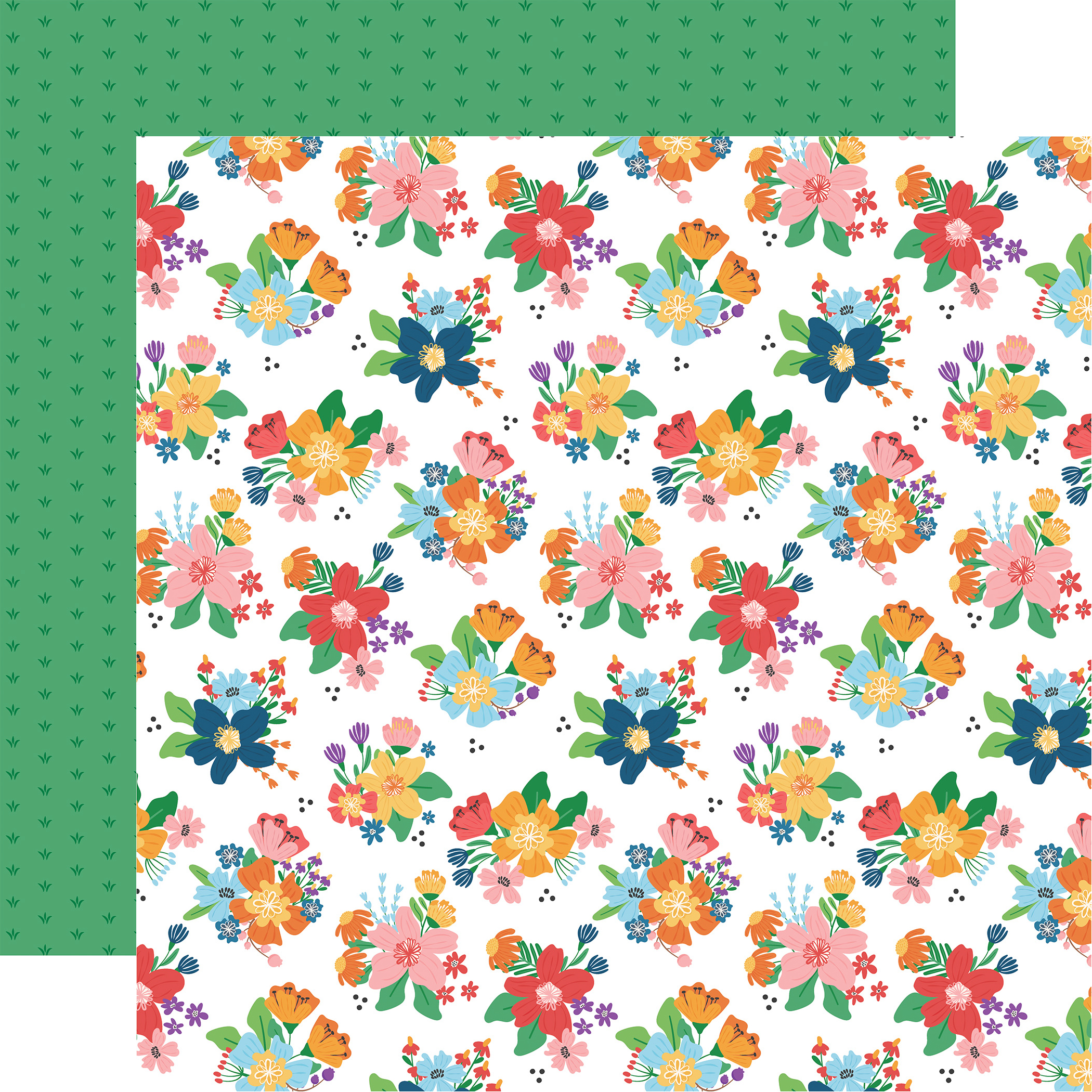 Echo Park Freshly Picked 12X12 Just Picked Florals