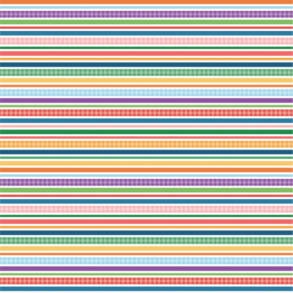 Echo Park Freshly Picked 12X12 Farmer's Stripes