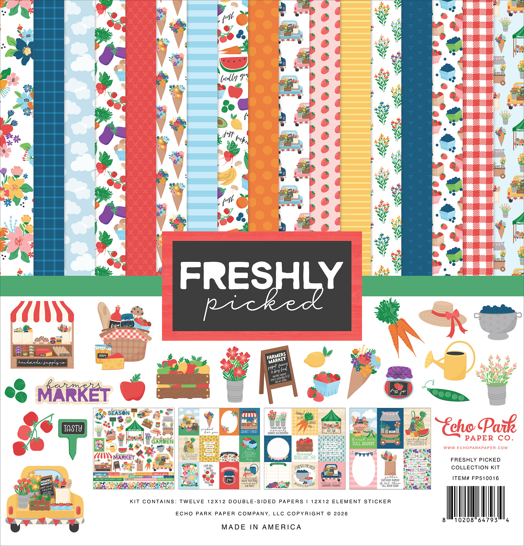Echo Park Freshly Picked Collection Kit