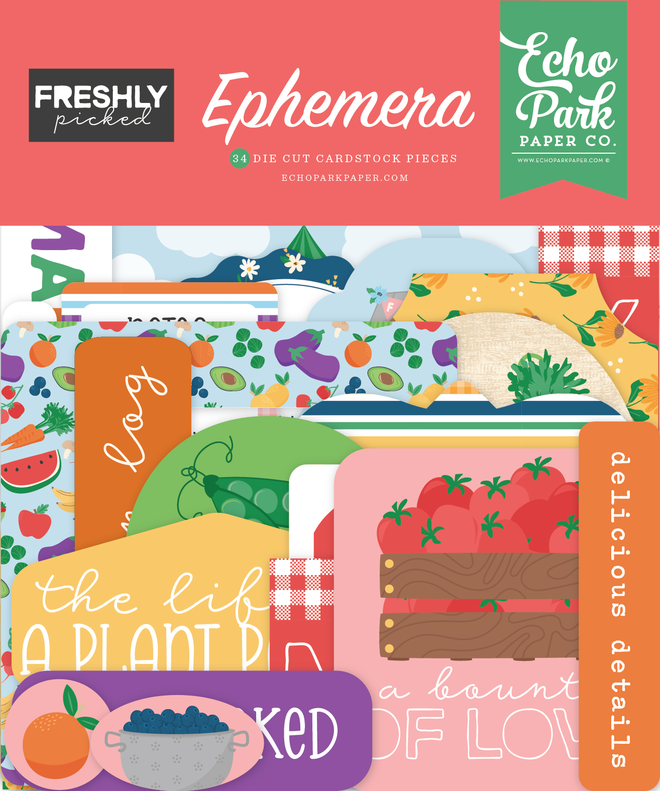 Echo Park Freshly Picked Ephemera
