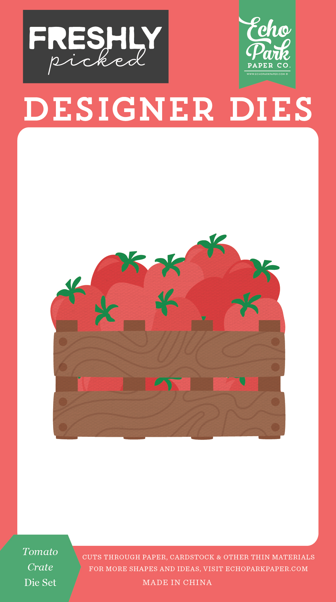 Echo Park Freshly Picked Die Tomato Crate