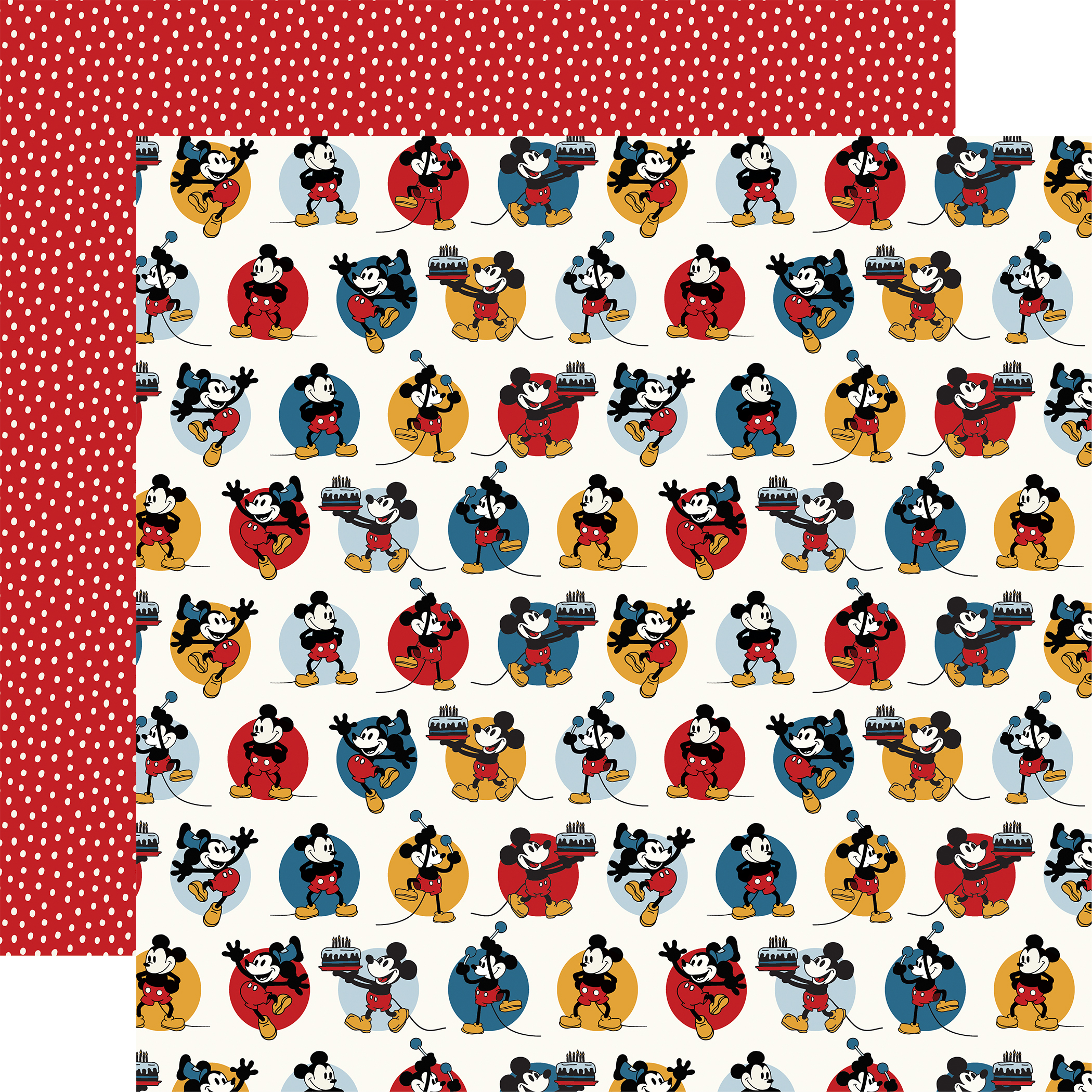 Echo Park Mouse & Me 12X12 Birthday Icon Circles