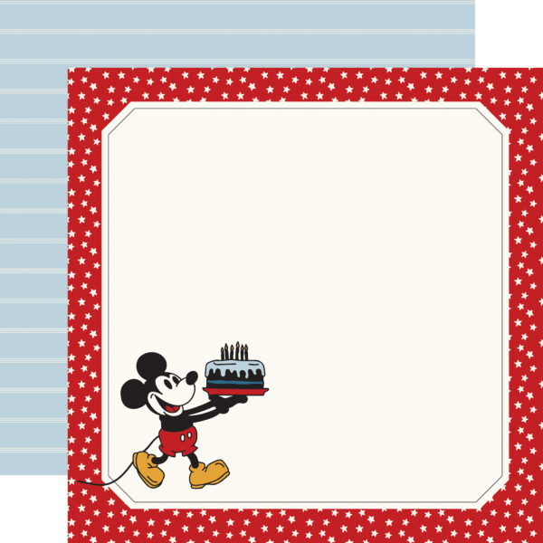Echo Park Mouse & Me 12X12 Birthday Mouse Page Frame Echo Park Mouse & Me 12X12 Birthday Mouse Page Frame