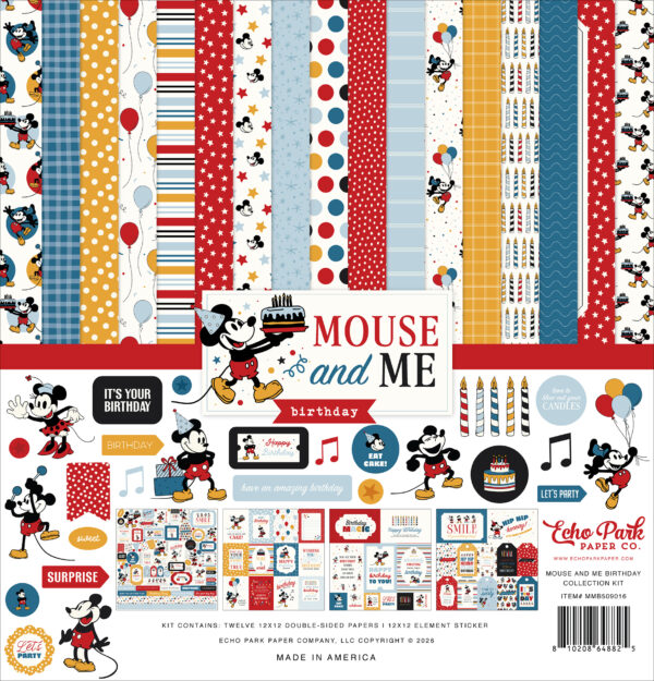 Echo Park Mouse and Me Birthday Collection Kit Echo Park Mouse and Me Birthday Collection Kit