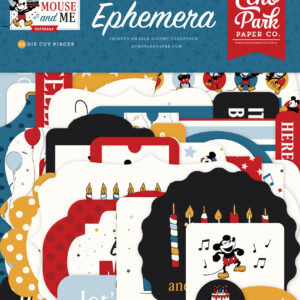 Echo Park Mouse and Me Birthday Ephemera