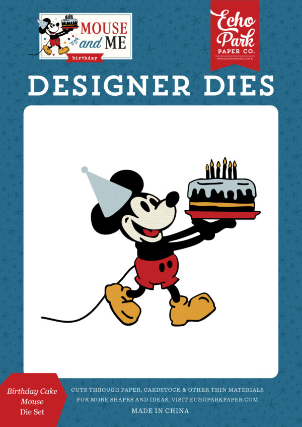 Echo Park Mouse & Me Die Birthday Cake Mouse Echo Park Mouse & Me Die Birthday Cake Mouse