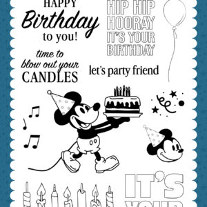 Echo Park Mouse & Me Stamp Time For Cake Mouse