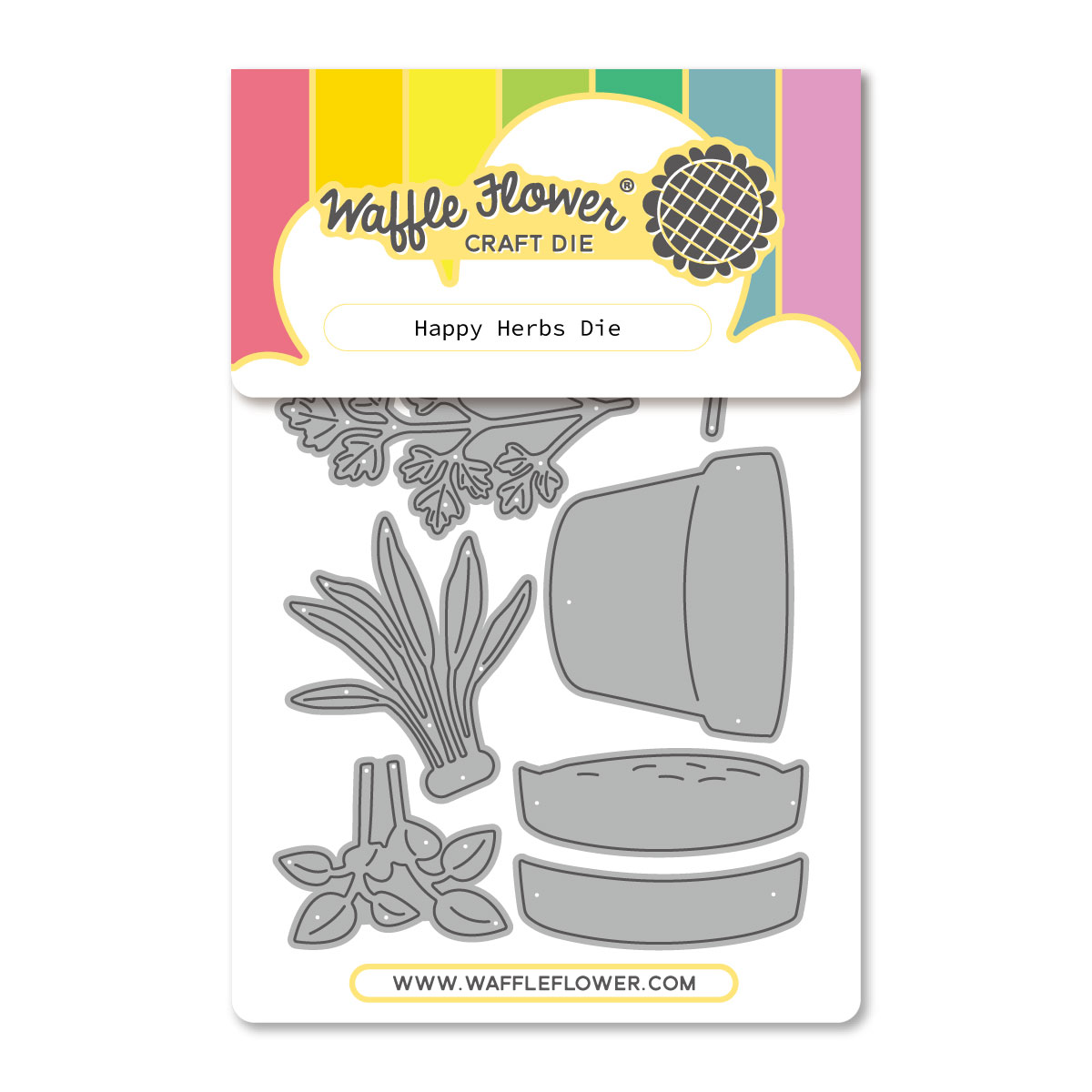 Waffle Flower Happy Herbs Die