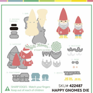 Waffle Flower Happy Gnomes Die