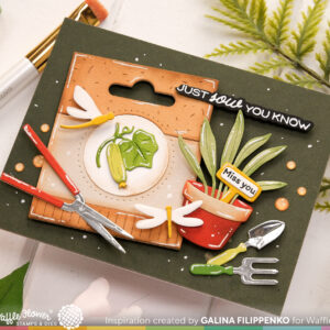 Waffle Flower Seed Packet Die