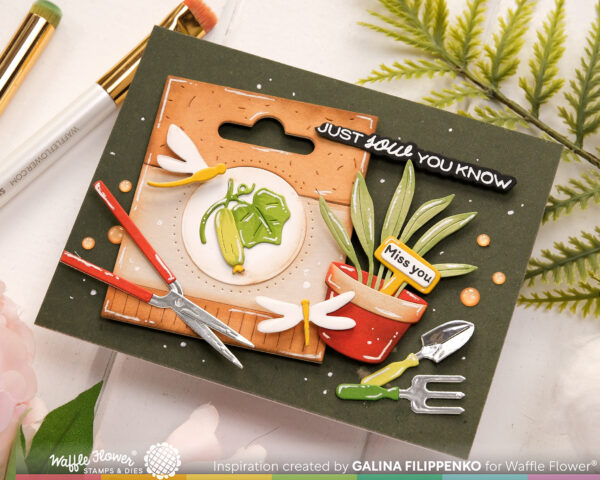 Waffle Flower Seed Packet Die