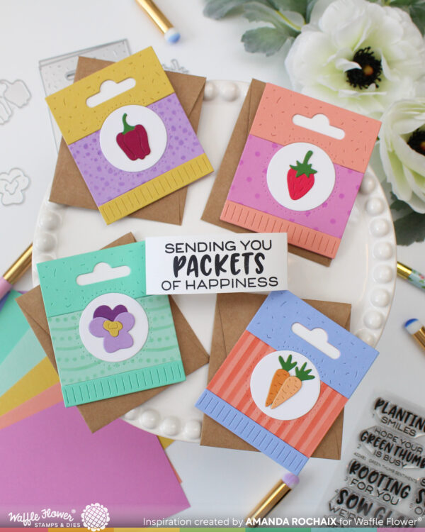 Waffle Flower Seed Packet Die