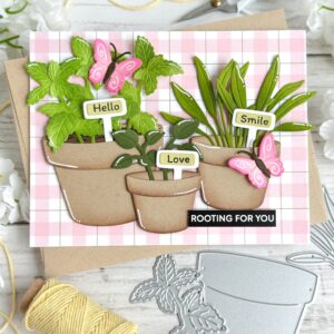 Waffle Flower Plant Marker Combo