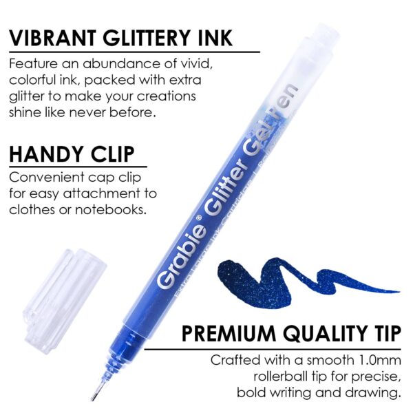 Grabbie Jumbo Iridescent Glitter Gel Pens