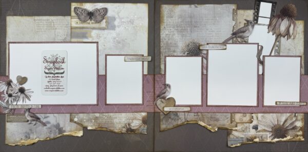 49 & Market Faded Memory Lane Quad Layout Kit
