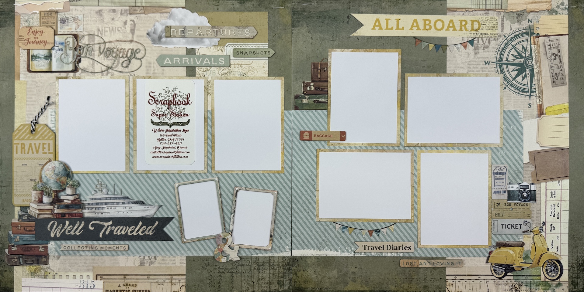 49 & Market Travel Diaries Quad Layout Kit