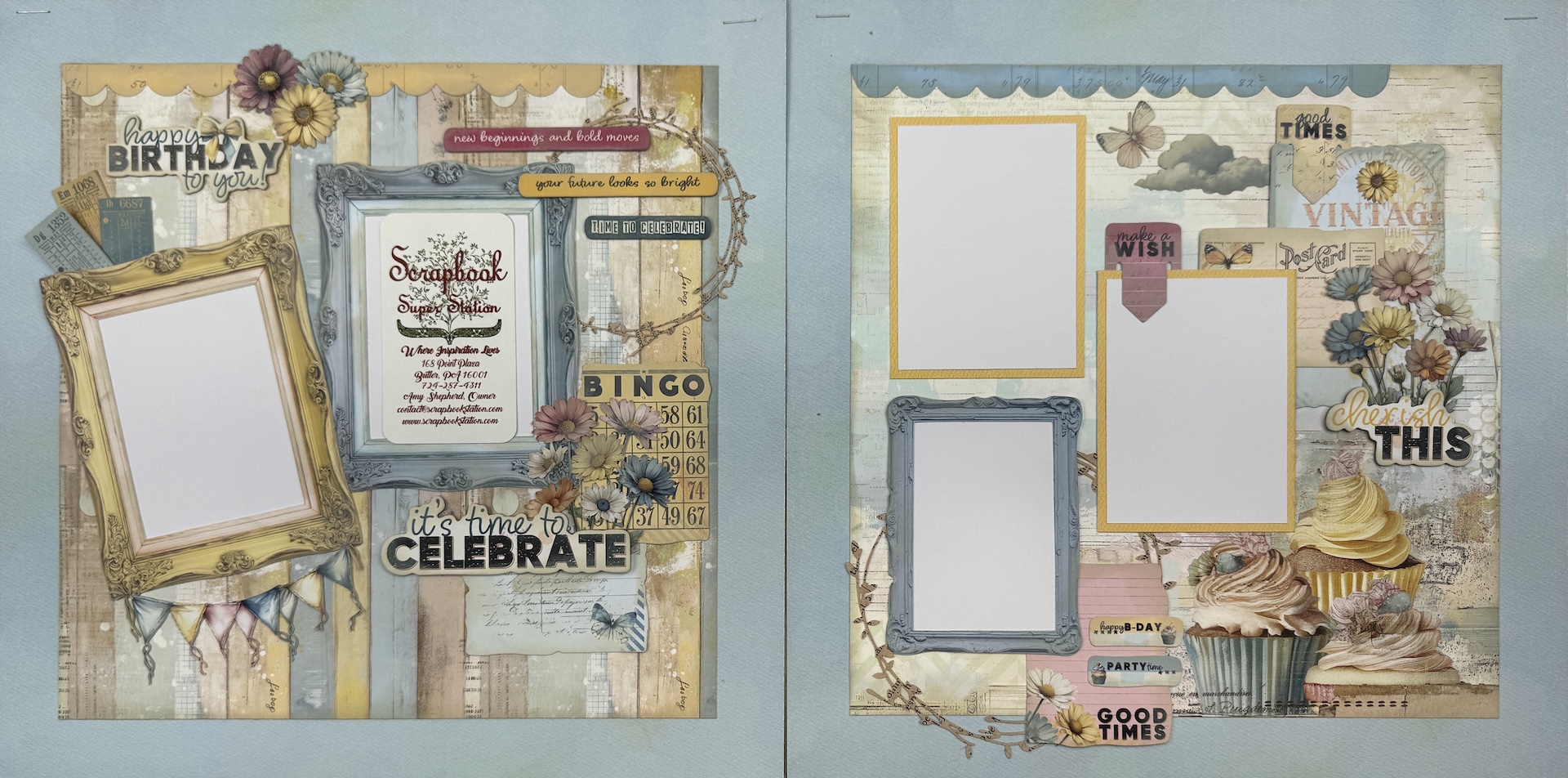 49 & Market Glimmer and Glee Quad Layout Kit