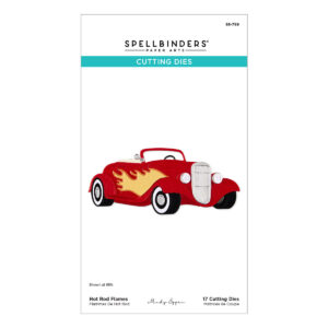 Spellbinders Hot Rod Flames Etched Dies By Mindy Eggen