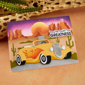 Spellbinders Highway Horizons-desert Layered Stencils By Mindy Eggen