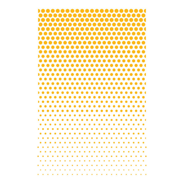 Spellbinders Layered Cascading Dots Stencil By Simon Hurley
