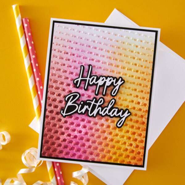 Spellbinders Big & Bold Sentiments Etched Dies By Simon Hurley