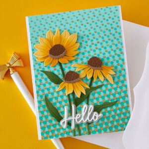 Spellbinders Wild Coneflowers Etched Dies By Simon Hurley