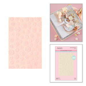 Spellbinders Haberdashery Buttons 3D Embossing Folder By Frank Garcia