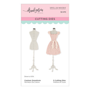 Spellbinders Couture Dressform Etched Dies By Frank Garcia