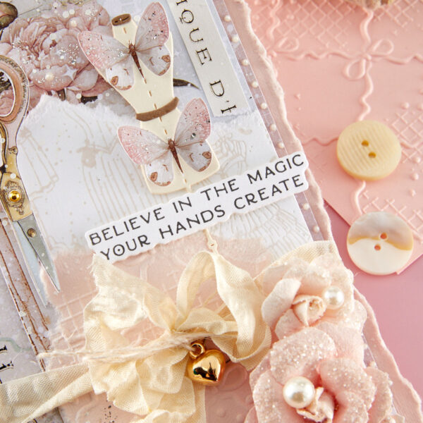 Spellbinders Heirloom Words Press + Foil Plate & Die Set By Frank Garcia