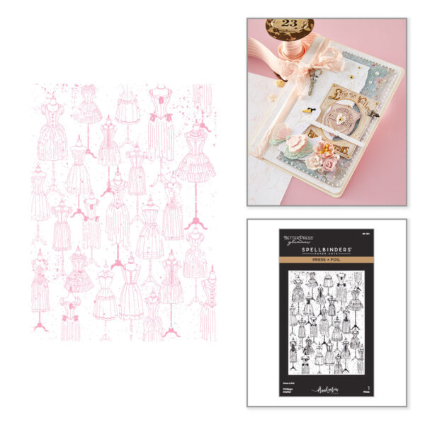 Spellbinders Vintage Atelier Press + Foil Plate By Frank Garcia