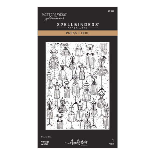 Spellbinders Vintage Atelier Press + Foil Plate By Frank Garcia