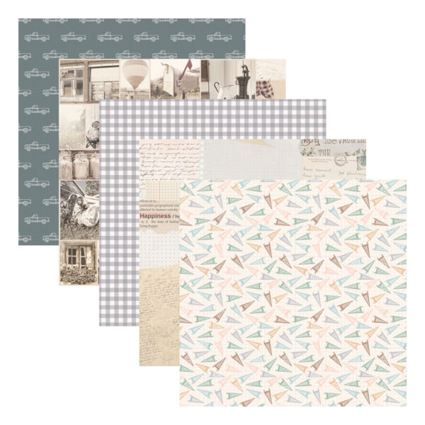 Spellbinders Rosie's Studio Clementine 12" X 12" Designer Paper Pack