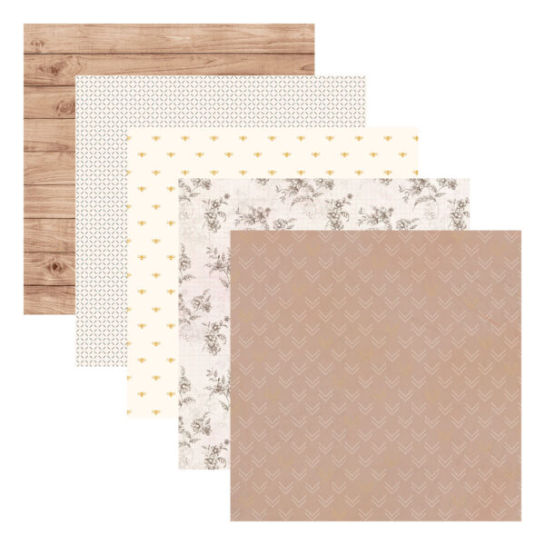 Spellbinders Rosie's Studio Clementine 12" X 12" Designer Paper Pack