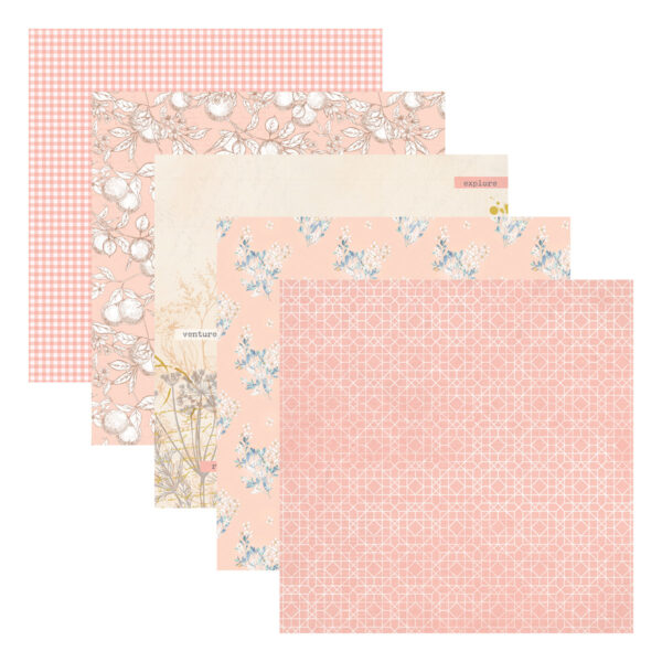Spellbinders Rosie's Studio Clementine 12" X 12" Designer Paper Pack