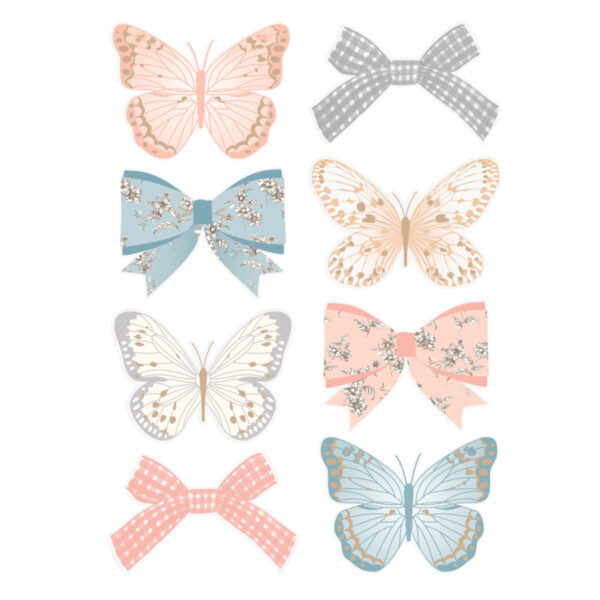 Spellbinders Rosie's Studio Clementine Butterfly & Bow Embellishments
