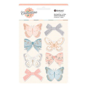 Spellbinders Rosie's Studio Clementine Butterfly & Bow Embellishments